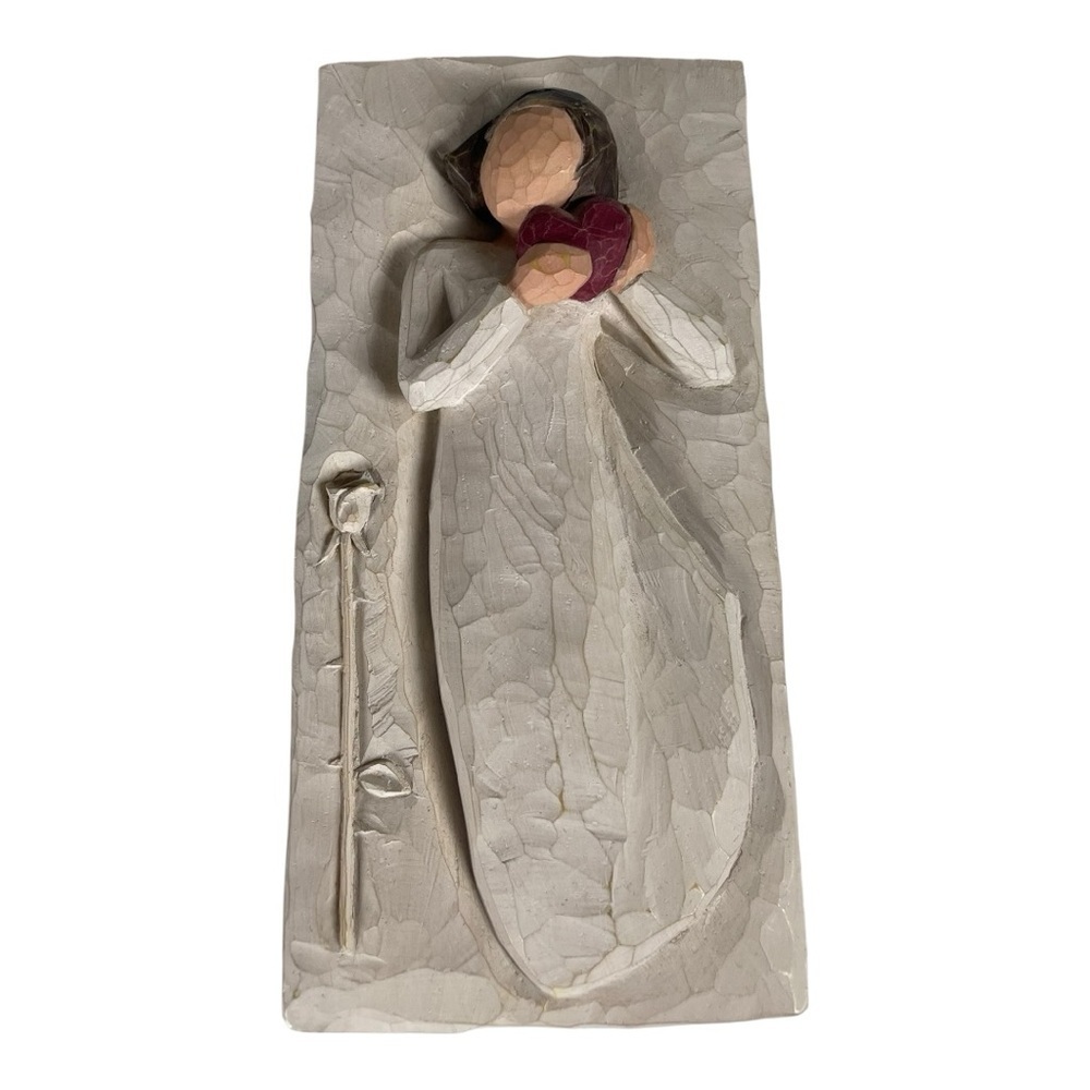 Vintage 2002 Willow Tree “From The Heart” Wall Plaque Decoration